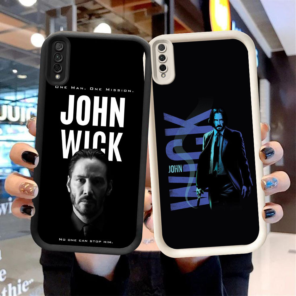 MK-105 World of John Wick ปลอกซิลิโคนอ่อนนุ่มสําหรับ Samsung A50 A50s M02 A30s A7 A02 A03 Core