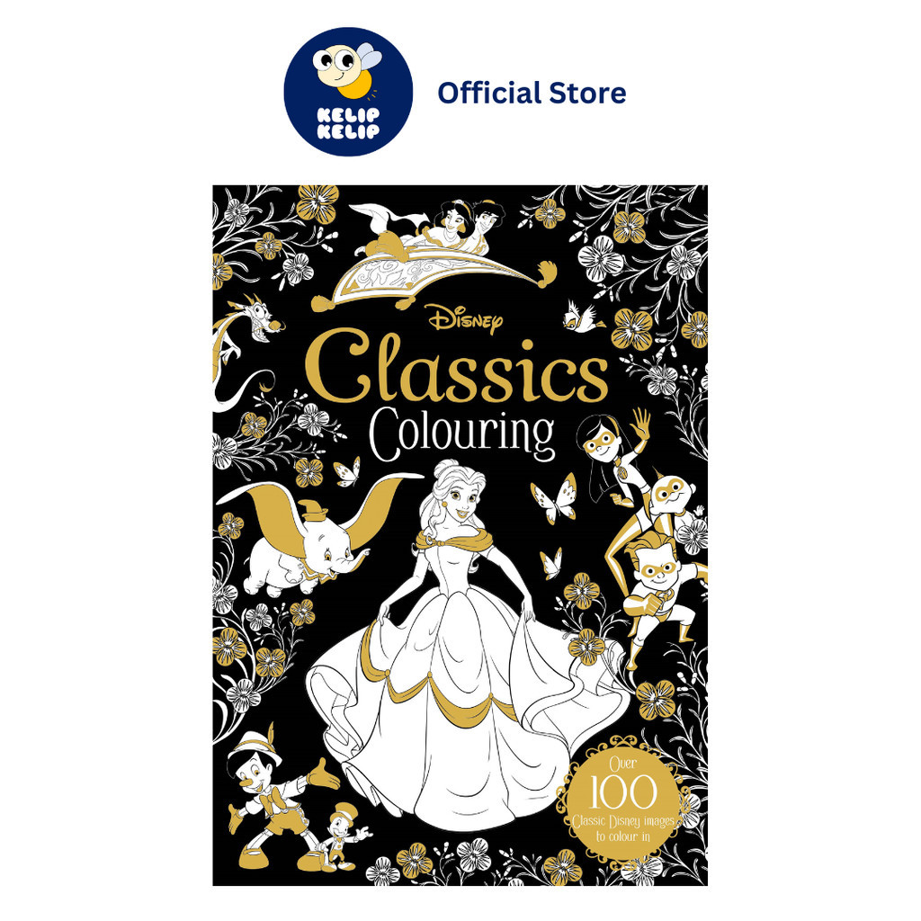 หนังสือ การคํานวณดิสนีย์คลาสสิกสําหรับเด็กและผู้ใหญ่ที่มีหน้าหนา 128 หน้า