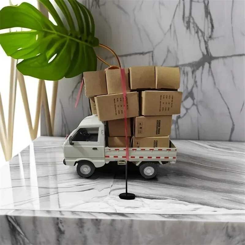 ➧ 1:10 / 1:16 Wpl D12 รถจำลอง Drift Climb รถบรรทุก Led Light Cargo Rc ของเ