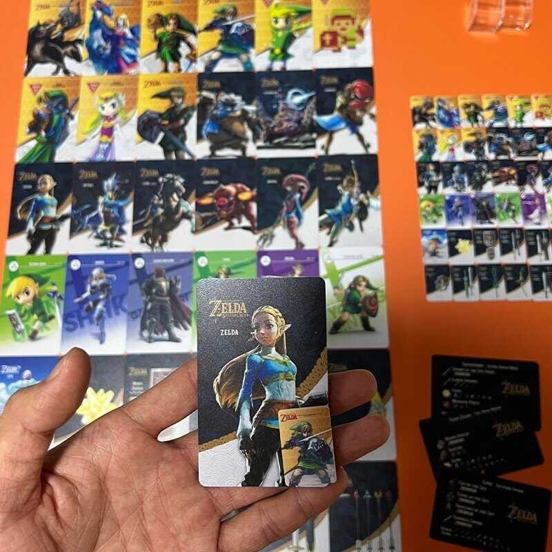 Legend Zelda Breath Of The Wild Calamity Apocalypse Switch Amiibo Linkage Card 36ชิ้น/เซ็ต