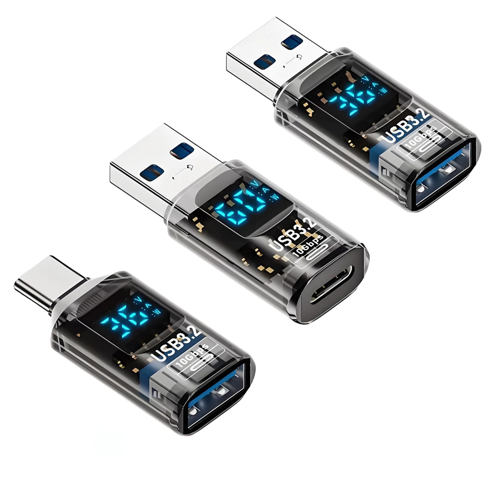 Usb 3.2 10Gbps USB A Type C ตัวแปลงอะแดปเตอร์จอแสดงผลดิจิตอลสําหรับโทรศัพท์แท็บเล็ตอุปกรณ์แล็ปท็อปขั้วต่อ