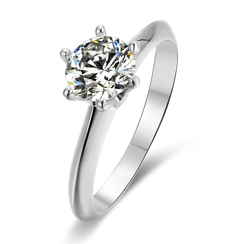 Moissanite Ring/1ct /2ct /1.5ct /3ct wedding Rings Hearts & Arrows