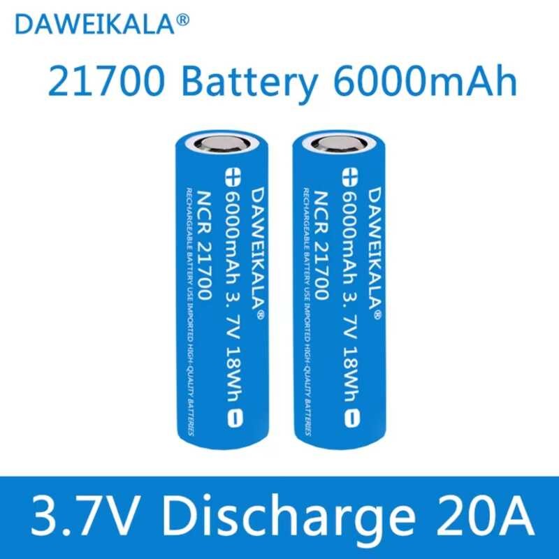 2024 5C9 ต้นฉบับ 3.7V 6000Mah 21700 แบตเตอรี่ 20A กำลังไฟ 5C อัตรา