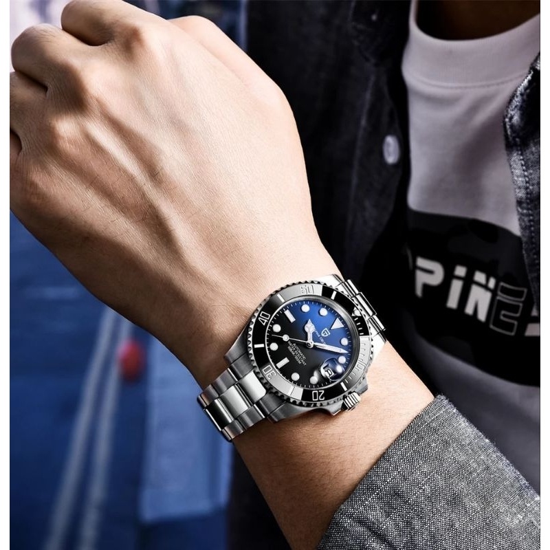 ♞,♘มสต็อกในประเทศไทย Pagani Design 1661 Automatic watch Seiko NH35, Sapphire Glass gty