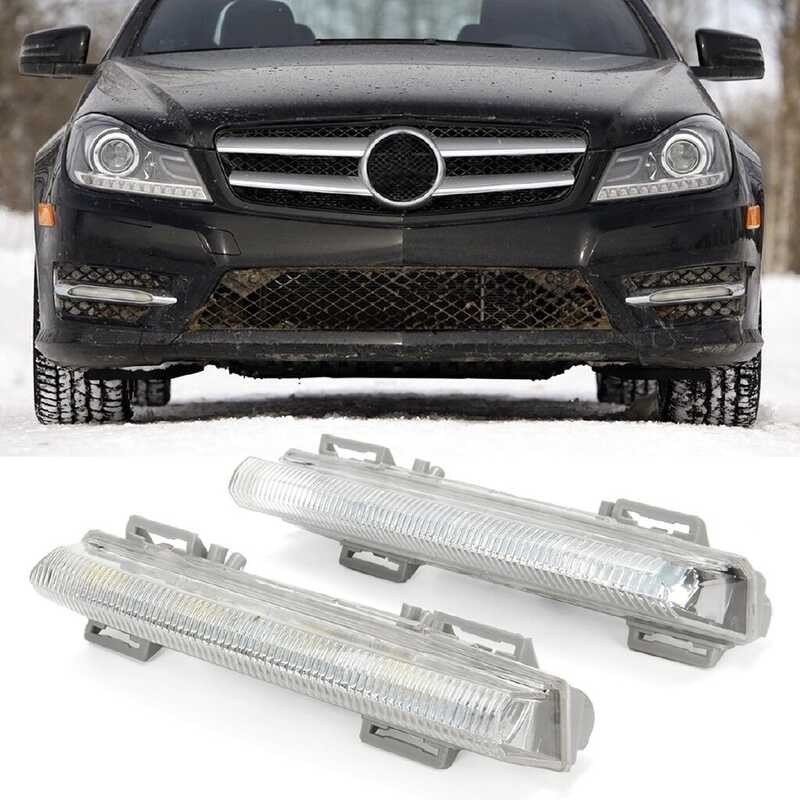 For ไฟตัดหมอกหน้า Drl,ไฟวิ่งสำหรับ Mercedes Benz W204 W212 R172 C280