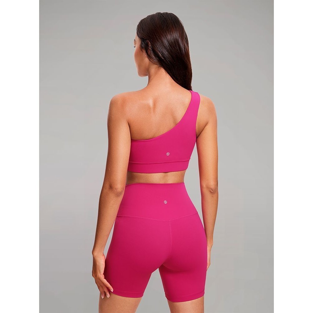 CRZ YOGA butterluxe ชุดชั้นในกีฬาไหล่เอียงโยคะฟิตเนสหลังสวย