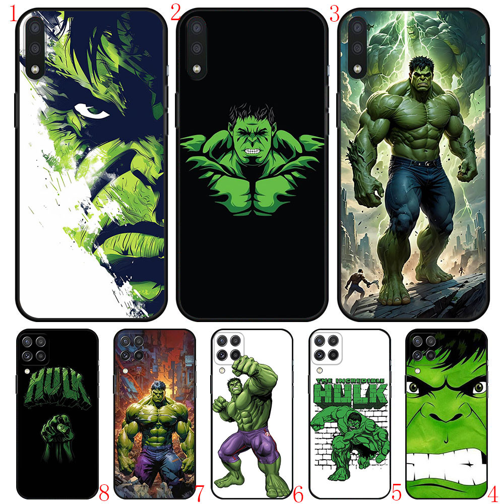 Redmi Note 10S S2 K20 K40 Pro 13R A4 A3 Pro Note 14 Pro Plus AB11 Anime Hulkเคสโทรศัพท์สีดํานุ่ม