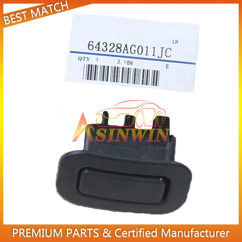 1 PC ปุ่มผู้เอนกายที่นั่งซ้าย/ขวา 64328AG011JC 64328AG001JC เหมาะสําหรับ Subaru Forester 2009 2010 2