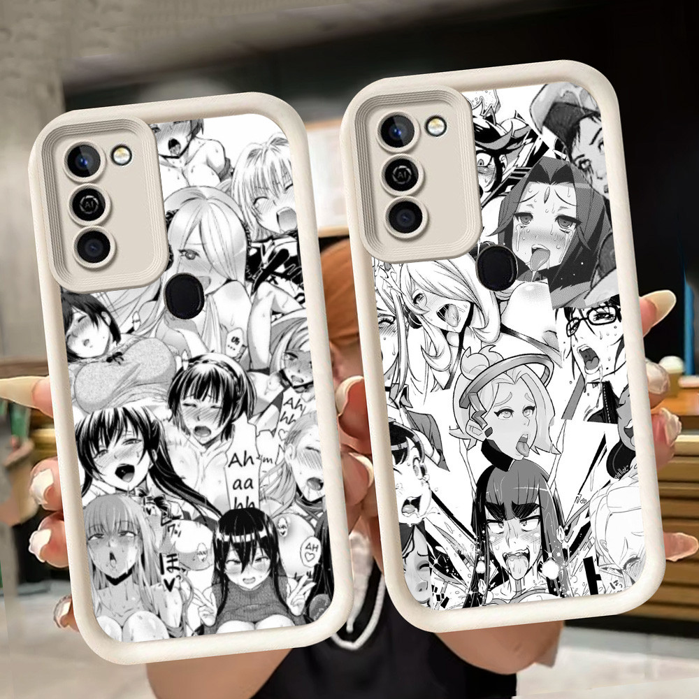 ปลอกอ่อนสําหรับ Samsung A11 M11 A30 A21S A20 M30S A30s A7 A50 M21 A10S A10 A50s A20S สีขาว Q111 การ์