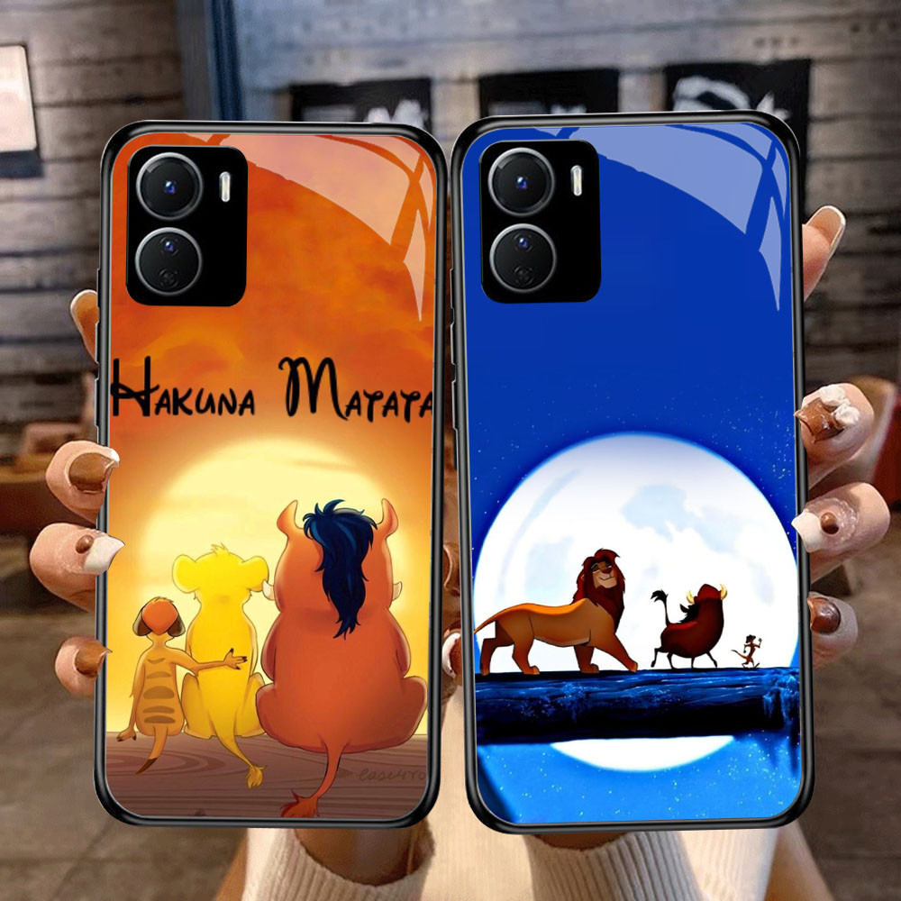 DF-63 Lion King TPU HD Glass Casing สําหรับ VIVO Y16 Y15S Y01 Y56 Y36 Y27S Y15A Y36i Y17S iQOO Z9X U