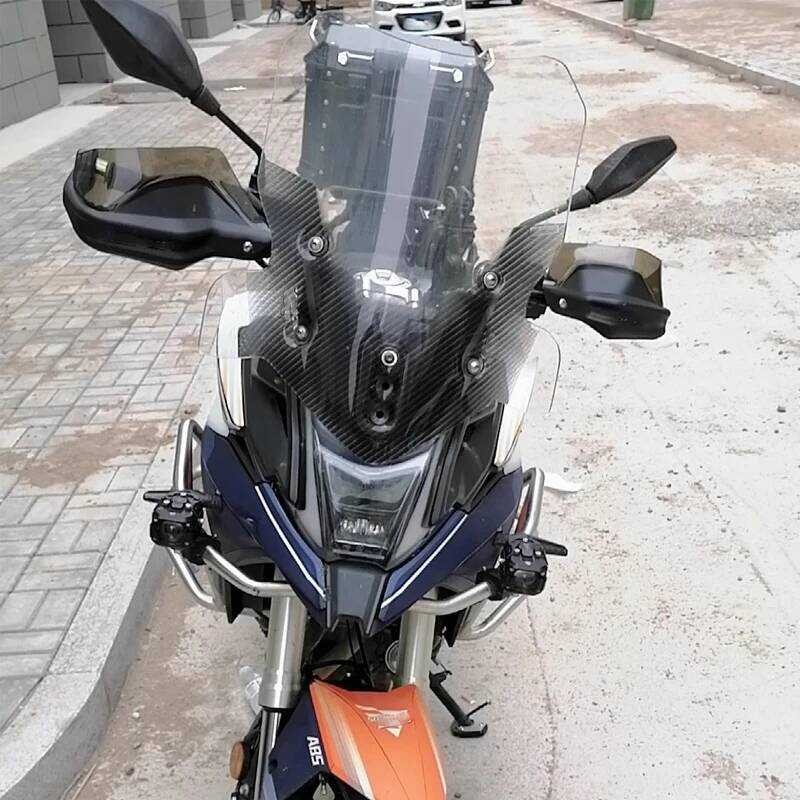 ▥ สําหรับhonda Nt1100 NT Nt 1100 2022 2023 Carbon Hand Guardรถจักรยานยนต์handguards Handlebar G