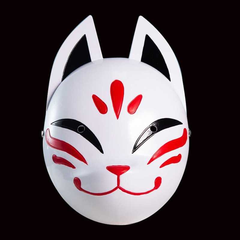 หรูหราหนาเรซิ่น Genshin Cherry Blossom หน้ากาก Big Drawing COS Ayama Prom Party Fox หน้ากากฮาโลวีน