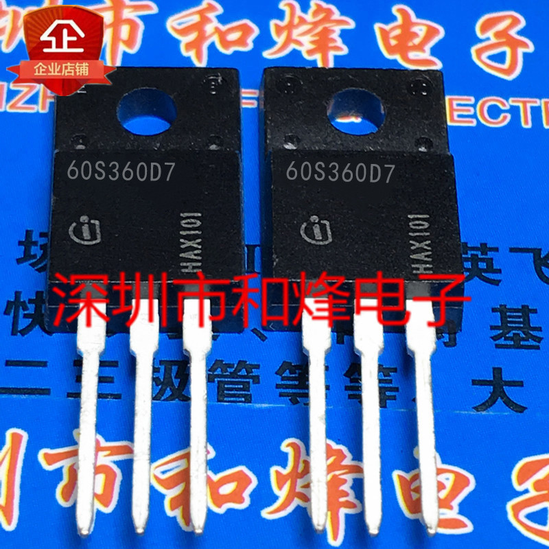 5 ชิ้น 60S360D7 IPAN60R360PFD7S 10A600V MOSTO-220F