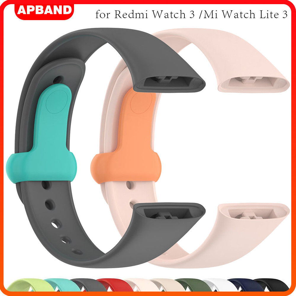 สายซิลิโคน Redmi Watch 3 Xiaomi Redmi Smartwatch 3 Soft Sport Band สําหรับ Mi Watch Lite 3