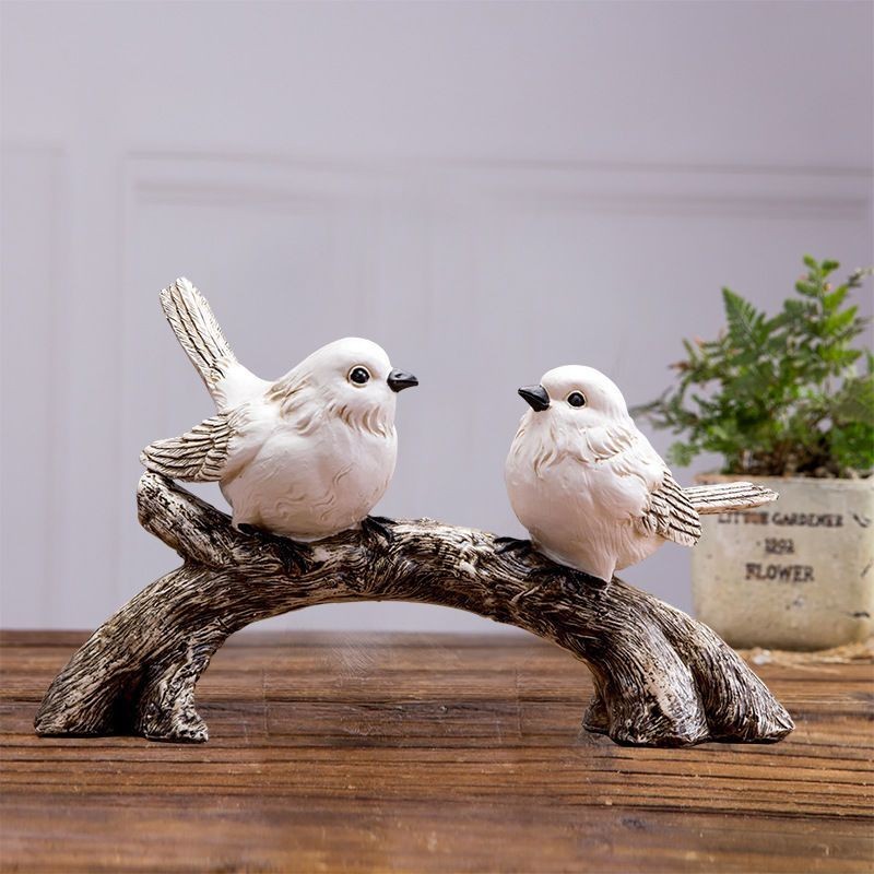 🔥การประกันคุณภาพ🔥 Nordic Style Home Decorations, Creative Bird Decorations, Living Room, Home TV
