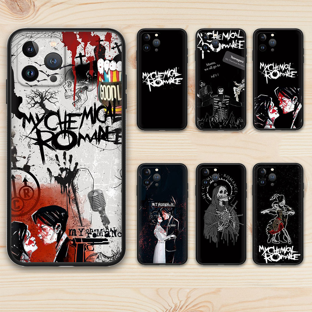 96q7 My Chemical Romance Softเคสโทรศัพท์OPPO A15 A15S A16 A16S A16K A16E A17 A17K A12 A12S A18 A38 A
