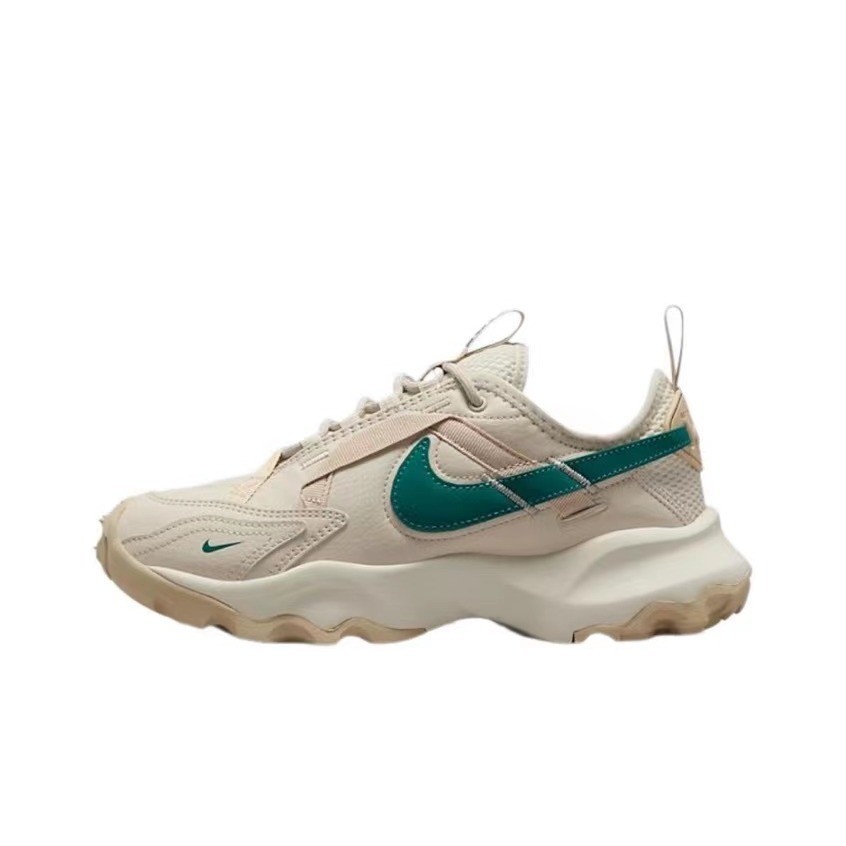 ♞,♘,♙Nike TC 7900  Sneakers DD9682-110 beige green แท้ 100%