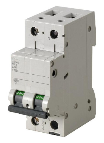 HB 5SN6225-7CN 5SN เซอร์กิตเบรกเกอร์ขนาดเล็ก 400V 6kA 2 ขั้ว C 25A