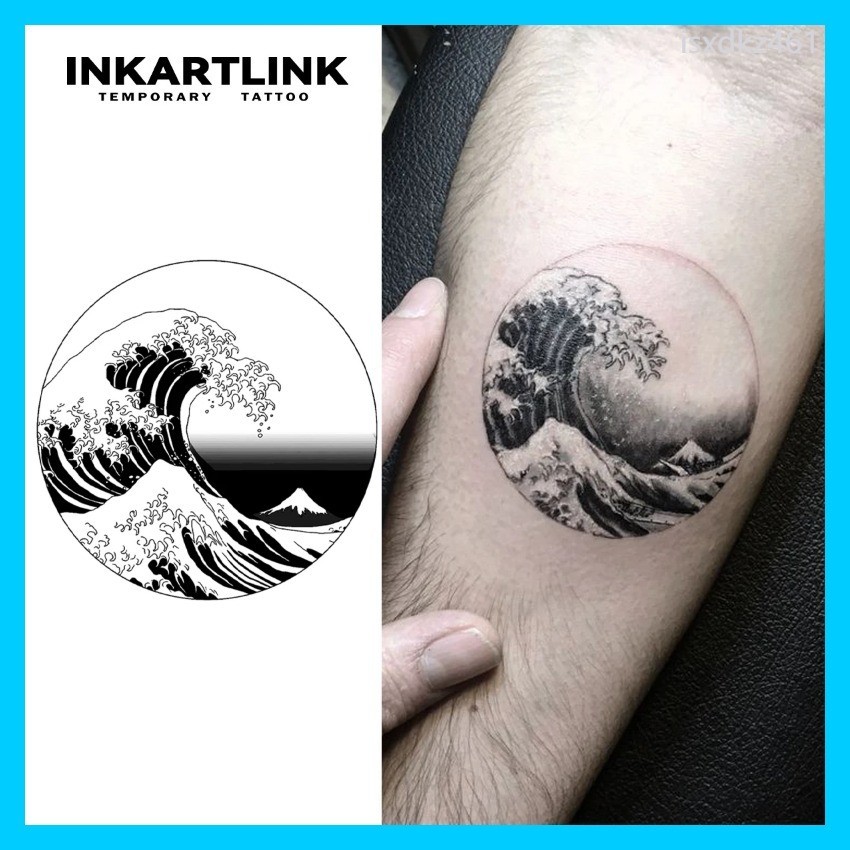 Ukiyo-e Ocean Wave สติก B