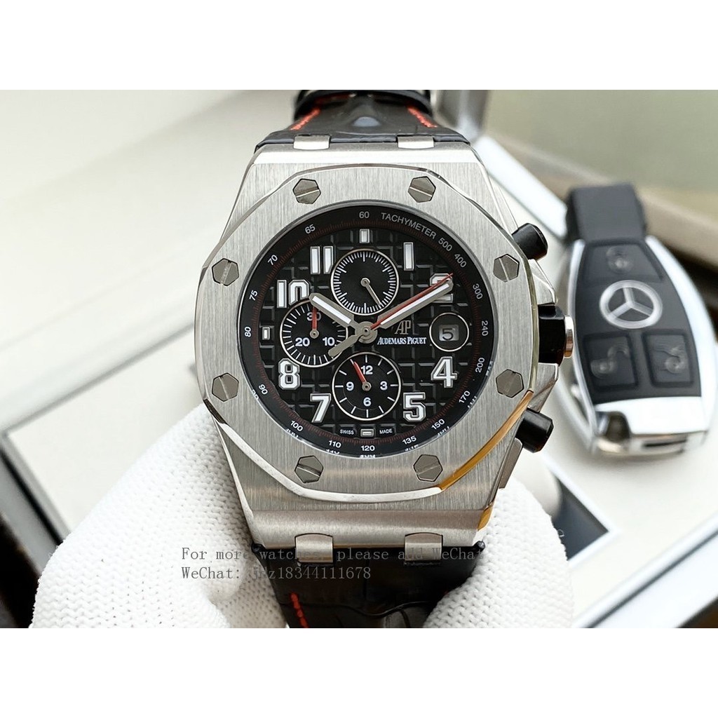 A*udemar.s P*igue.t Royal Oak Offshore Series 43mm Multi-Function Movement นาฬิกาแฟชั่นผู้ชาย