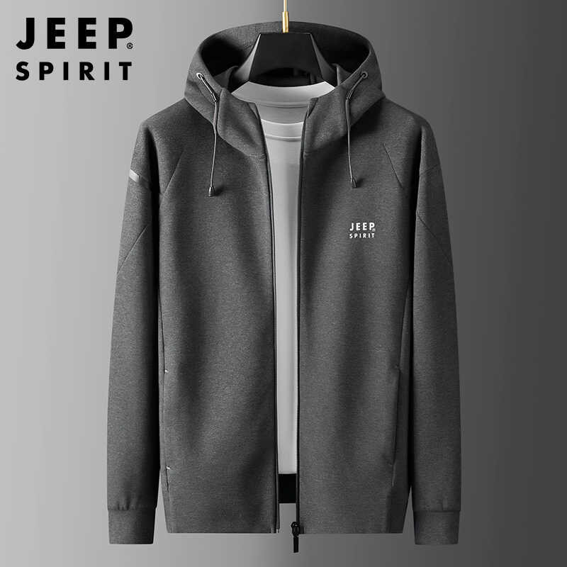 ❤ JEEP SPIRIT เสื้อกันหนาวผู้ชาย เสื้อเชิ้ตแขนยาว เสื้อ