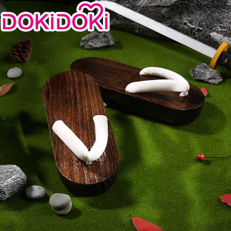 ในหุ้น Gorou Cosplay รองเท้าเกม Genshin ผลกระทบคอสเพลย์ Dokidoki SR