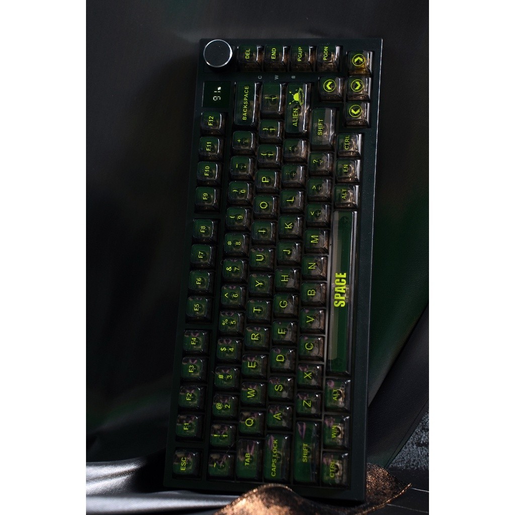 Weikav WK75 คีย์บอร์ดเมคคานิคอลไร้สายบลูทูธ RGB 75% พร้อมลูกบิด