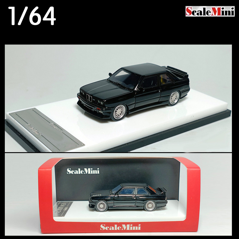 SM Scalemini Limited Edition 1:64 m3 e30 ของสะสม สีดํา สีส้ม bay โมเดลรถเรซิ่น