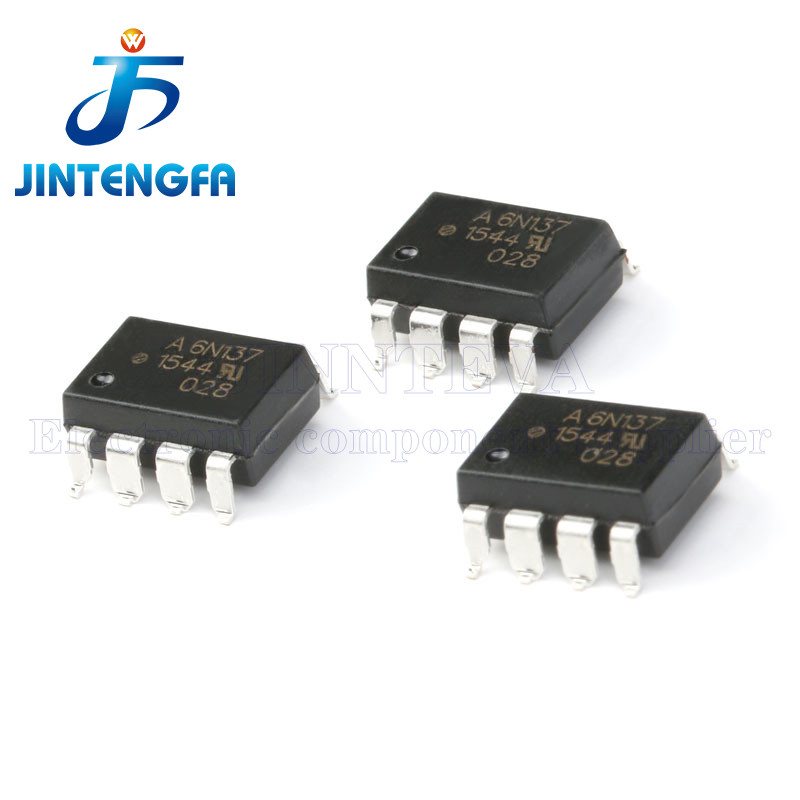 10PCS 6N137 EL6N137 EL6N137S 6N137M DIP-8 6N137SDM SMD-8 ความเร็วสูง Optocouplers ความเร็วสูง 10MBd 