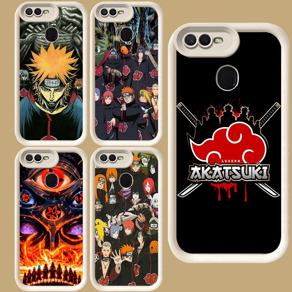 R64 เคสแสงอุษาสําหรับ OPPO A12 F5 A12s A1K A12E A5S A3S F9 A5 F7 A7 Pro สีขาว