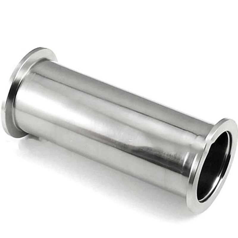 50-200 ความยาว มม. KF16 KF25 KF40 KF50 ท่อสปูลตรง ข้อต่อท่อสุญญากาศสุขภัณฑ์ SUS 304 สแตนเลส มม.