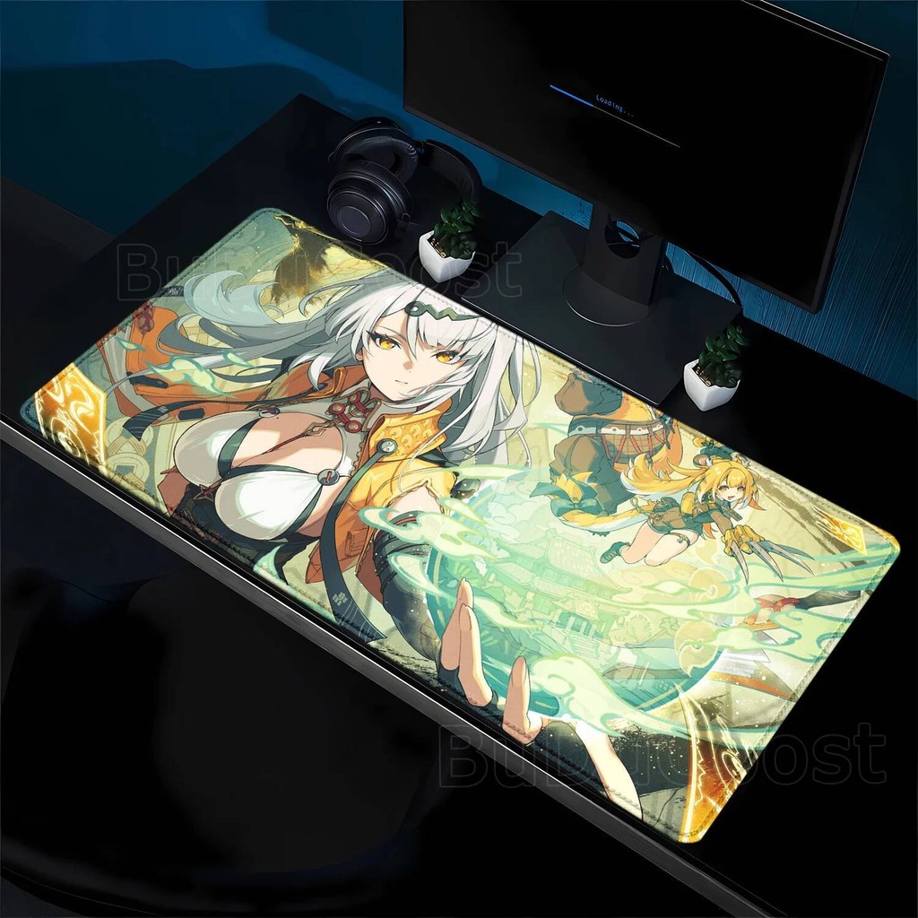 Yixuan Zenless โซน zero ZZZ สาวเซ็กซี่ Mousepad คีย์บอร์ดแผ่นรองเม้าส์ Gaming office อุปกรณ์เสริม PC