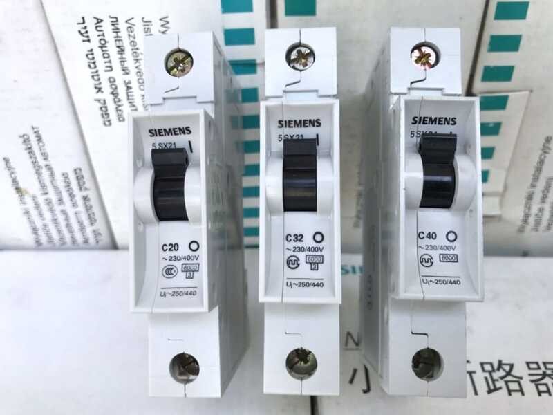 ❤ 【ของแท้100】ใหม่เยอรมนี Siemens 5 Sx21 1 P20a32a40a Switch Circuit Breaker