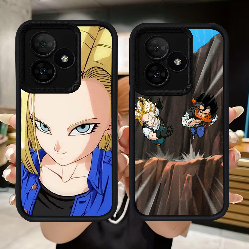 Q71 Dragon Ball ปลอกอ่อนสําหรับ Realme C63 C55 C67 Narzo 50A Prime GT 6 C51 C53 หมายเหตุ 50 C31 C35 
