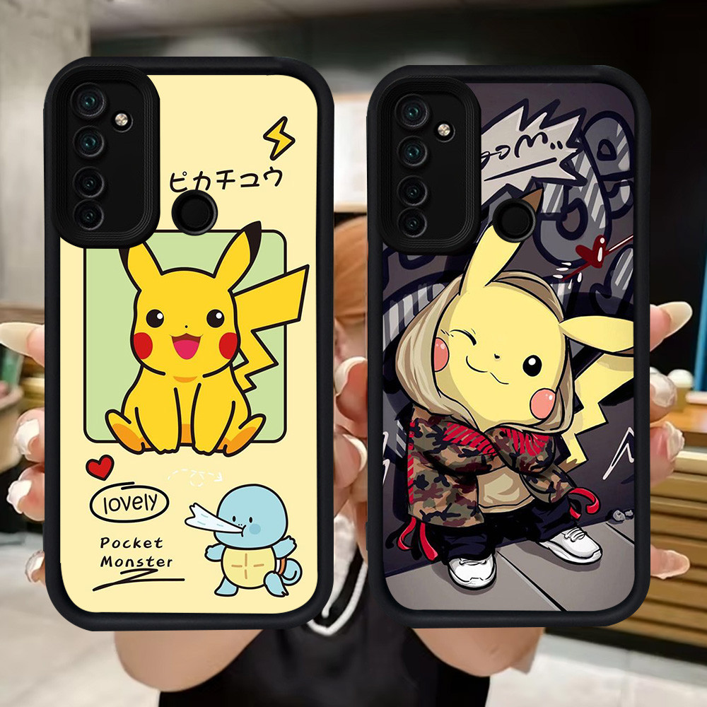 Q120 Pokemon soft สําหรับ Realme C2 Narzo 10A C17 7i C75 10 5i 9i 6i 20A 5 5s C2s 14 14X 14T C71 C73