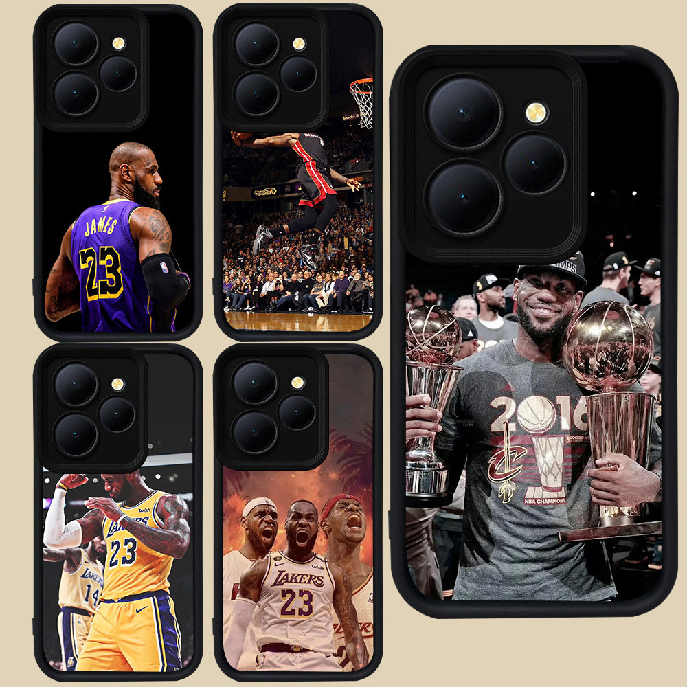 ปลอกสีดําสําหรับ Tecno Spark Pova 5 POP 20 8 6 GO 4 9 7 Pro GO1S GO1 2024 2023 2025 Plus Camon 12 40