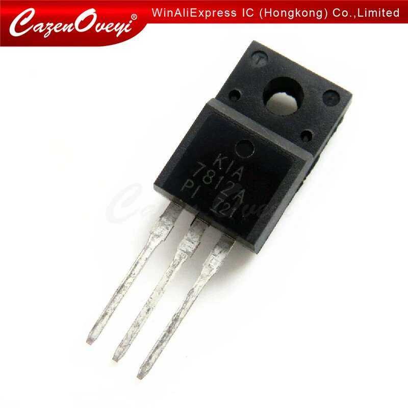 ชิ้น/ล็อต 10 KIA7812API KIA7812A KIA7812 TO-220F มีสินค้าในสต็อก
