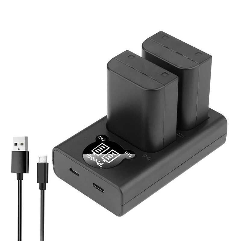 ▥ Blx-1 Blx1แบตเตอรี่กล้อง + LED Dual USB Charger สำหรับ Olympus Om-1 Om1