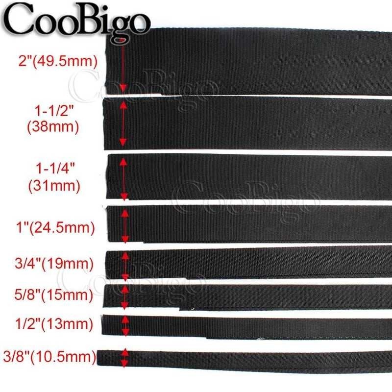 【Yp】 5Yards Webbing Plain Tape Safety Rope Garment Sewing Supplies 8 Sizes