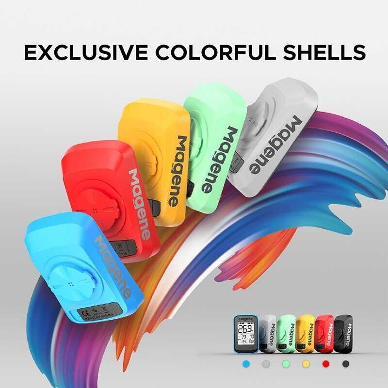 Magene C206โปรจักรยาน,เครื่องวัดความเร็วจีพีเอสไร้สายคอ