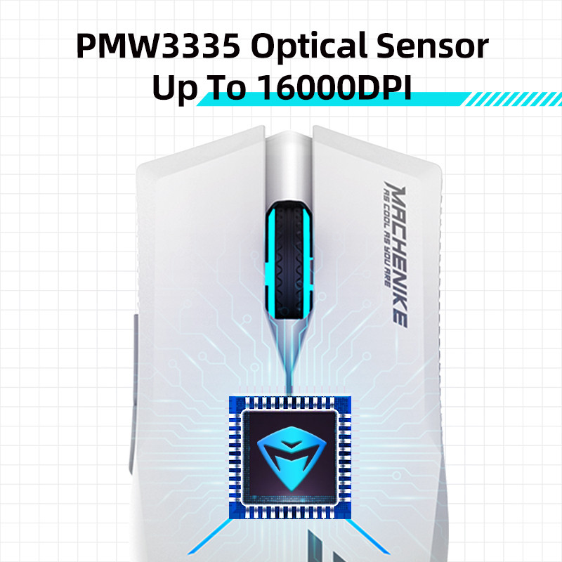 M7 he Dual Mode ไร้สายเมาส์สำนักงานเมาส์สำหรับเล่นเกมส์16000