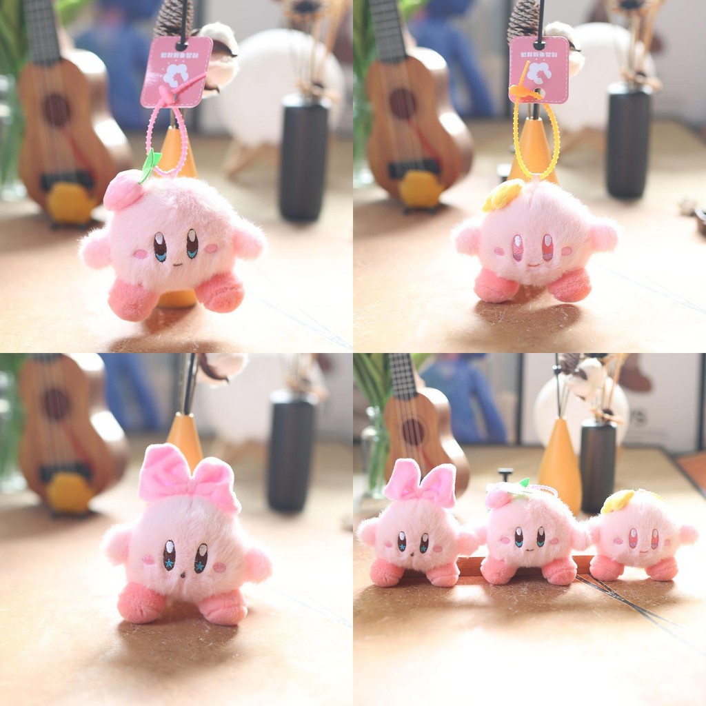 ตุ๊กตา Enchanting Kirby พวงกุญแจตุ๊กตาอุปกรณ์เสริมนุ่มพิเศษสําหรับกระเป๋าเป้สะพายหลังและกระเป๋าตกแต่งสีสนุก