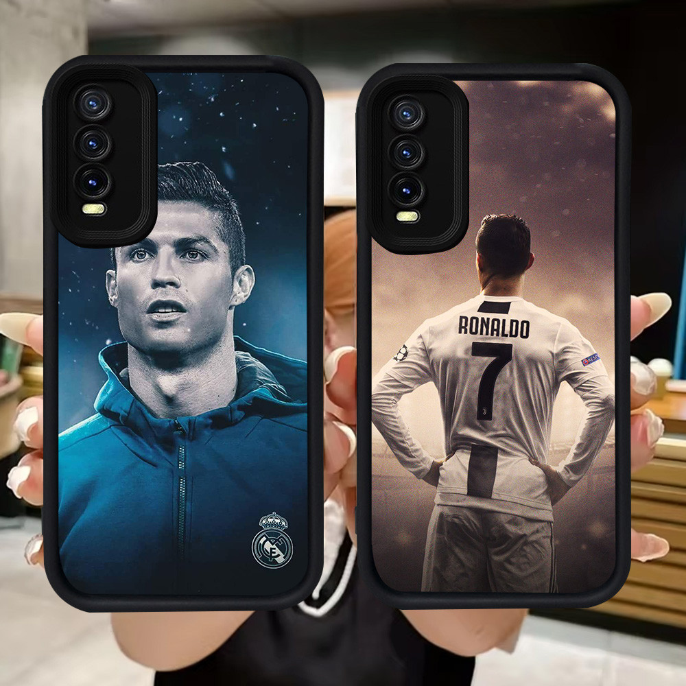 Q77 CR7 Ronaldo soft Casing สําหรับ VIVO Y12s Y11s Y400 Y20 Y66 Y20s V15 Y20i S1 Pro Y83 V17 V19 Neo