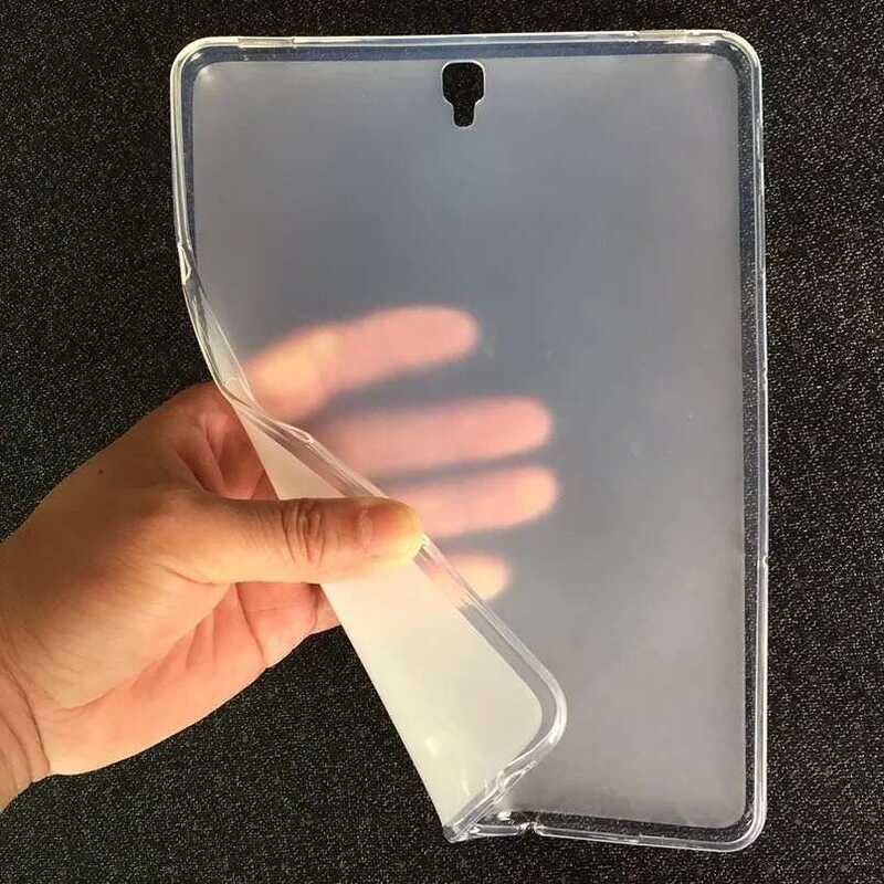 TPU ฝาครอบ นุ่มโปร่งใสสำหรับแท็บเล็ต SM-T820 Galaxy T820 สำหรับเคส Samsung Tab S3 9.7 SM-825 SM-820