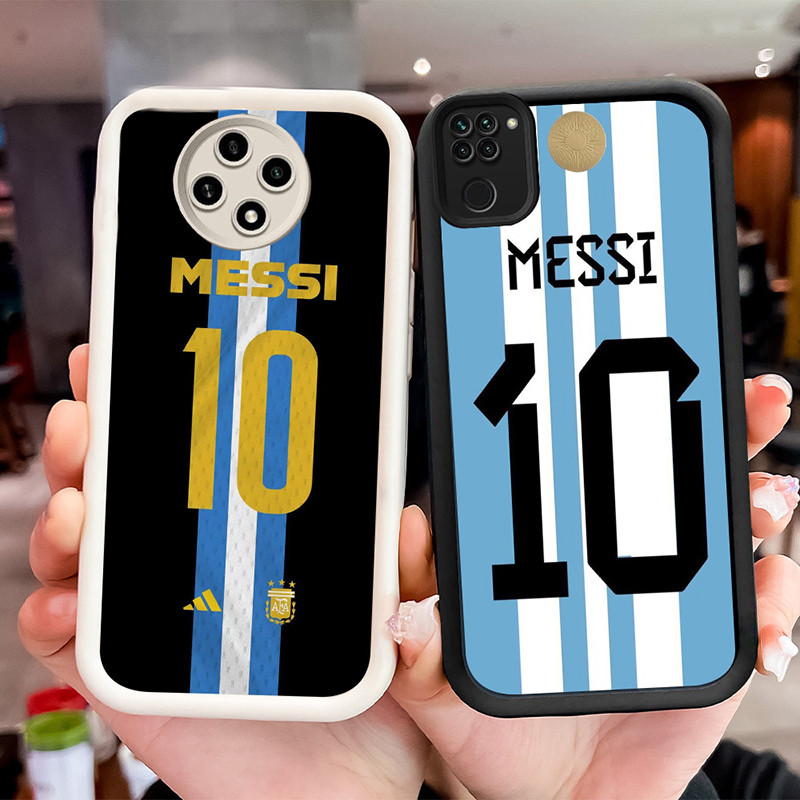 WF1 Argentina Messi 10 เคสกันกระแทกสําหรับ Xiaomi Redmi Note 8 9 9S Poco M2 Pro Max