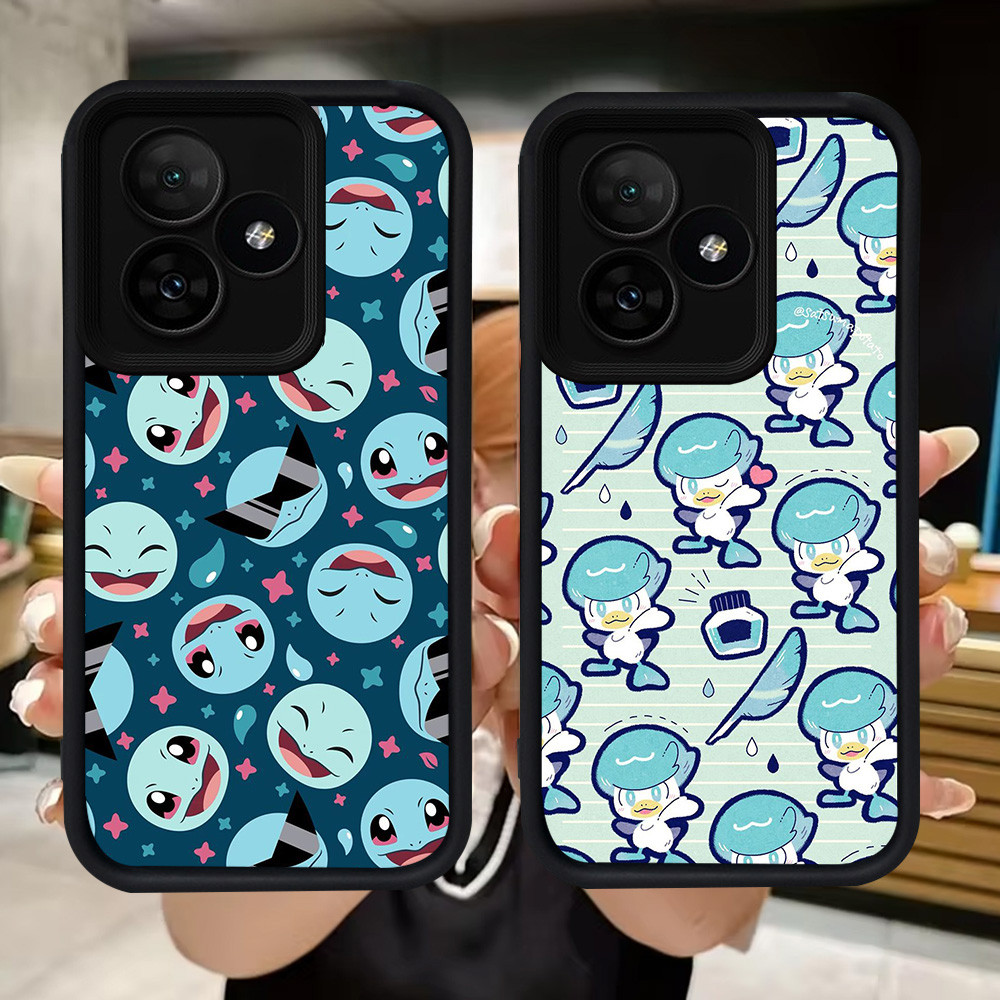 Q74 Pokemon soft สําหรับ Realme C63 C55 C67 Narzo 50A Prime GT 6 C51 C53 หมายเหตุ 50 C31 C35 60 C33 