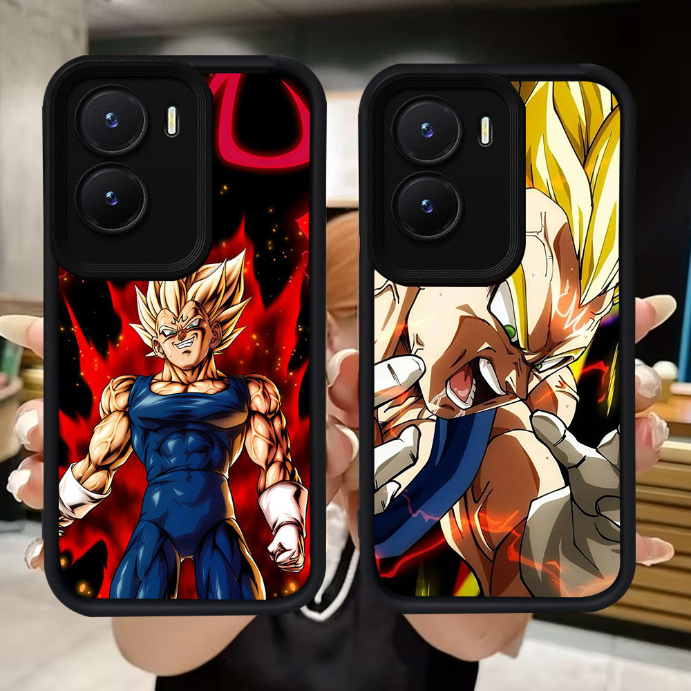 Q66 Dragon Ball Vegeta soft Casing สําหรับ VIVO Y35 IQOO Z9X Y01 Y55 Y75 Y56 Y15a Y16 Z9 Y15s Y22s Y