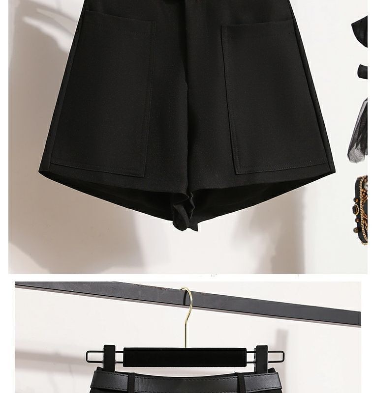 กางเกงขาสั้นสำหรับผู้หญิง ทรงกว้าง ใส่สบาย ในฤดูร้อน - รูปที่ 6