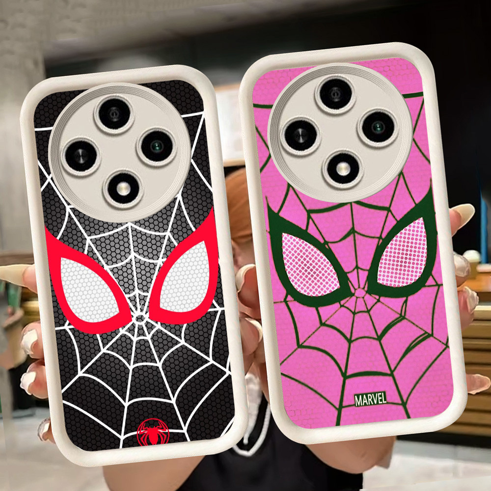 ปลอกอ่อนสําหรับ Xiaomi Redmi 14C POCO C61 C75 A3 A3X X3 NFC X7 Pro 5G สีขาว Q44 Spider-man