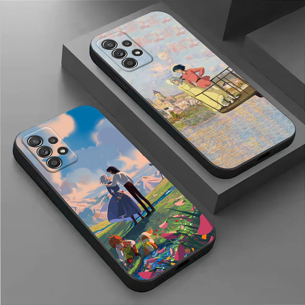 Howls Moving Castle อะนิเมะ Hayao Miyazaki Studio สําหรับ Samsung Galaxy A56 5G A36 A55 A35 A72 A73 